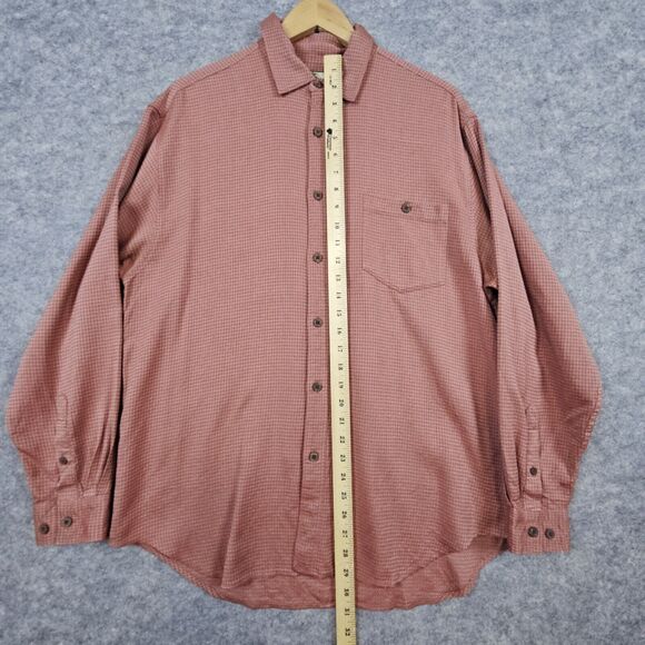 Tommy Bahama Men's 100% Silk Shirt Size M Burnt Orange Checks UNDERARM WEAR FLAW - Picture 10 of 16